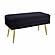 Ziva Black Velvet Storage Bench by TOV Furniture