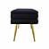 Ziva Black Velvet Storage Bench by TOV Furniture