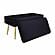 Ziva Black Velvet Storage Bench by TOV Furniture