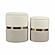 Gigi Cream and Tan Chenille Storage Ottoman - Set of 2 by TOV Furniture