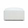 Mindy Cream Chenille Basketweave Ottoman by TOV Furniture