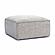 Mindy Taupe Chenille Basketweave Ottoman by TOV Furniture