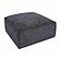 Mindy Charcoal Chenille Basketweave Ottoman by TOV Furniture