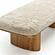 Ollie Natural Straight Vegan Shearling Large Bench by TOV Furniture