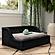 Poppy Black Rattan Small Pet Bed by TOV Furniture