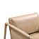 Chakka Tan Genuine Leather Accent Chair by TOV Furniture