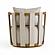 Paolo Cream Textured Weave Swivel Chair by TOV Furniture