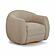 Judy Light Brown Boucle Swivel Chair by TOV Furniture