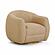 Judy Honey Boucle Swivel Chair by TOV Furniture