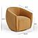Jordan Tan Velvet Swivel Chair by TOV Furniture