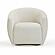 Jordan Cream Velvet Swivel Chair by TOV Furniture
