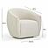 Jordan Cream Velvet Swivel Chair by TOV Furniture