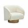 Presley Cream Velvet Swivel Accent Chair by TOV Furniture