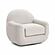 Tiago Cream Velvet Swivel Chair by TOV Furniture