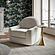 Tiago Cream Velvet Swivel Chair by TOV Furniture