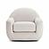 Tiago Cream Velvet Swivel Chair by TOV Furniture