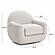 Tiago Cream Velvet Swivel Chair by TOV Furniture