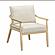 Dixie Cream Performance Corduroy Accent Chair by TOV Furniture