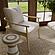 Dixie Cream Chenille Velvet Accent Chair by TOV Furniture