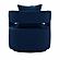 Kennedy Navy Blue Swivel Chair by TOV Furniture