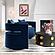 Kennedy Navy Blue Swivel Chair by TOV Furniture