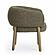 Foxy Olive Green Textured Performance  Fabric Accent Chair by TOV Furniture