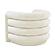 Curves Cream Velvet Lounge Chair by TOV Furniture