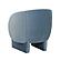 Kiki Blue Stone Velvet Accent Chair by TOV Furniture