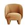 Kiki Cognac Velvet Accent Chair by TOV Furniture
