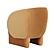 Kiki Cognac Velvet Accent Chair by TOV Furniture