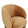 Kiki Cognac Velvet Accent Chair by TOV Furniture