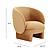 Kiki Cognac Velvet Accent Chair by TOV Furniture