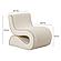 Senna Cream Basketweave Accent Chair by TOV Furniture