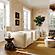 Tarra Fluffy Oversized Cream Corduroy Armchair by TOV Furniture