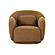 Misty Brown Boucle Accent Chair by TOV Furniture