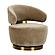 Austin Oat Recycled Fabric Swivel Chair by TOV Furniture