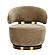 Austin Oat Recycled Fabric Swivel Chair by TOV Furniture