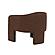 Marla Chocolate Brown Boucle Accent Chair by TOV Furniture
