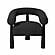 Spara Black Performance Boucle Accent Chair by TOV Furniture