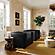 Tarra Fluffy Oversized Black Corduroy Armchair by TOV Furniture