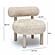 Carmel Natural Vegan Shearling Accent Chair by TOV Furniture