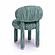 Manu Teal Nubby Performance Fabric Side Chair by TOV Furniture