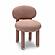 Manu Rose Pink Performance Boucle Side Chair by TOV Furniture