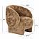 Kiki Dark Taupe Vegan Shearling Accent Chair by TOV Furniture