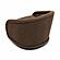 Rory Chocolate Brown Boucle Swivel Chair by TOV Furniture