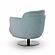 Solange Blue Shadow Velvet Swivel Chair by TOV Furniture
