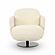 Solange Cream Velvet Swivel Chair by TOV Furniture