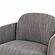 Solange Grey Textured Weave Swivel Chair by TOV Furniture