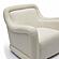 Charli Cream Boucle Swivel Chair by TOV Furniture