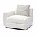 Perry Cream Chenille Modular LAF Corner Chair by TOV Furniture